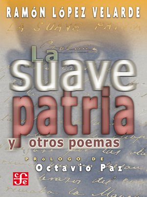 cover image of La suave patria y otros poemas